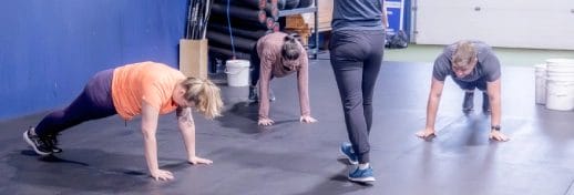 Yarmouth Community Fitness People Doing Pushups